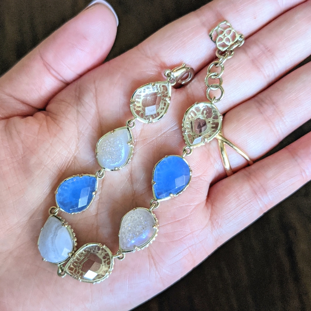 Kendra Scott Brynn Mix BLA, Iri Drusy, Clear Glass